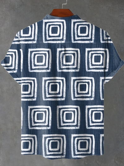 Desmond Abstract Carpet Art Print Casual Shirt