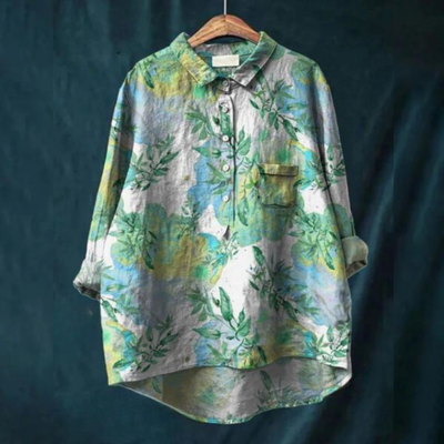 Fenna - Cheerful blouse with floral print