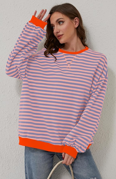 Elve - Striped Oversized Sweater