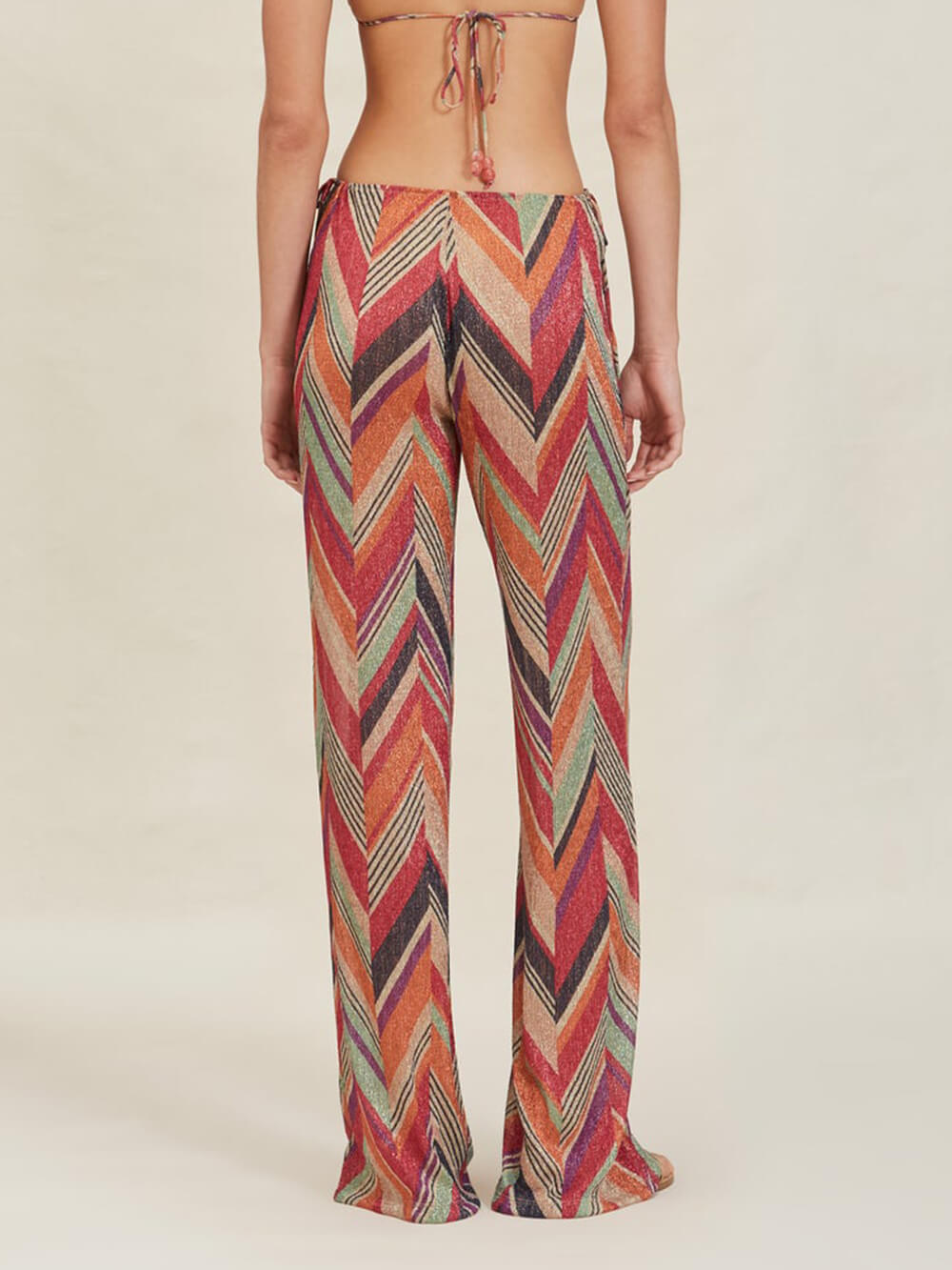 Emma - Geometric Print Bell Sleeve Cardigan Midi Dress