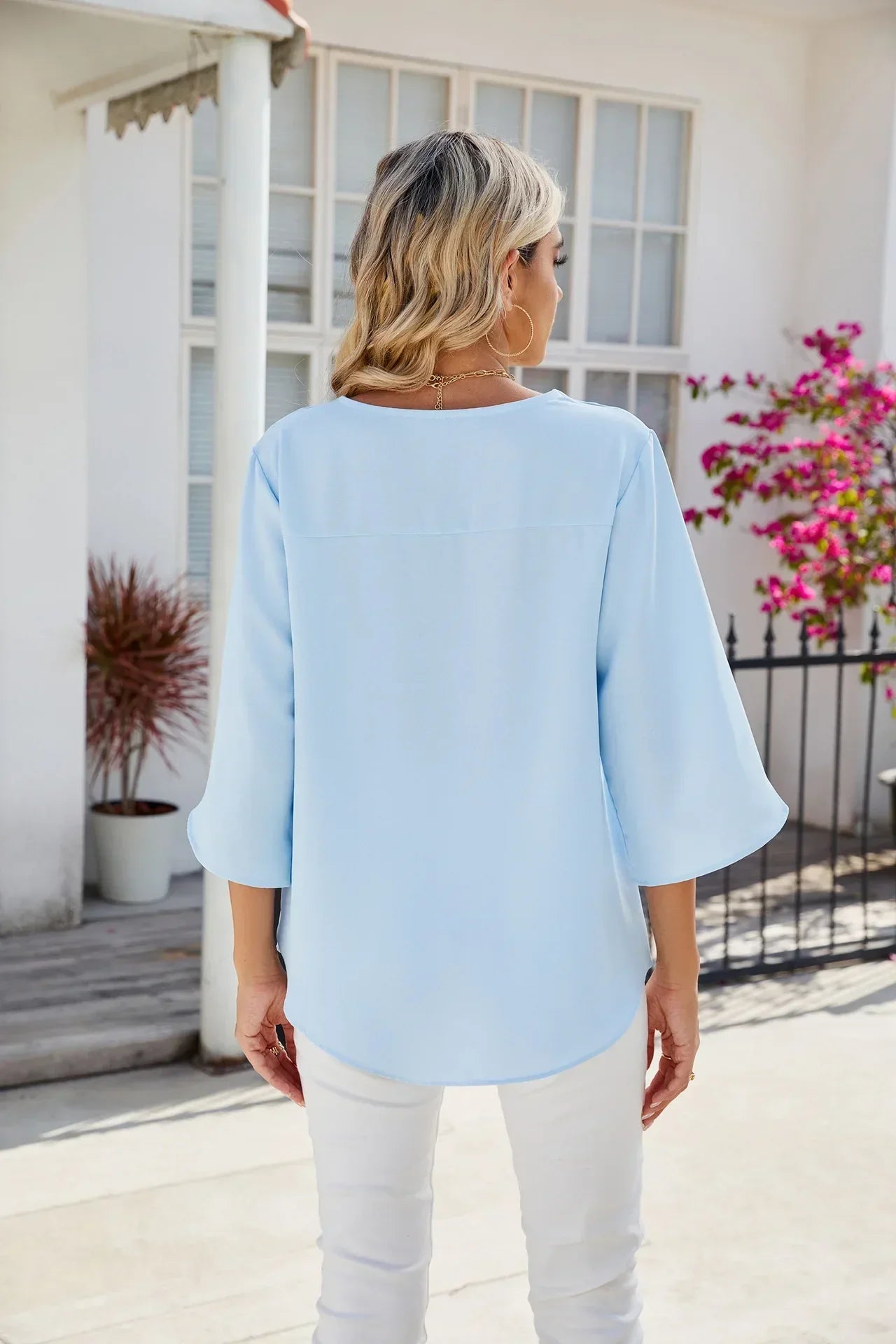 Cara™ - V-Neck Blouse