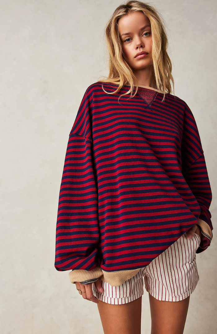 Elve - Striped Oversized Sweater