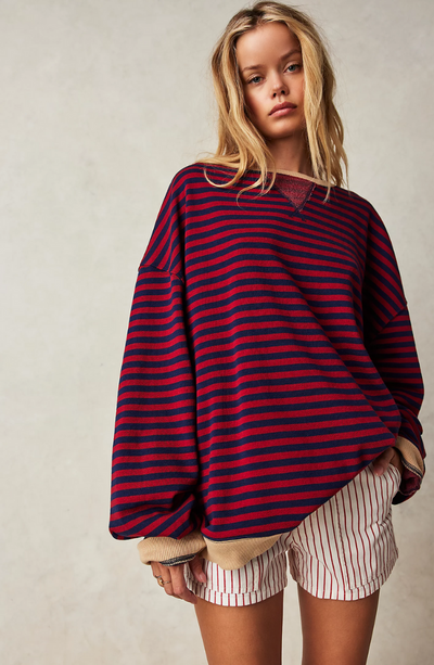 Elve - Striped Oversized Sweater