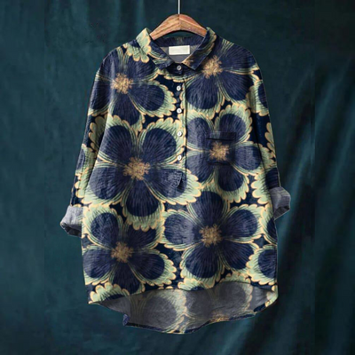 Fenna - Cheerful blouse with floral print