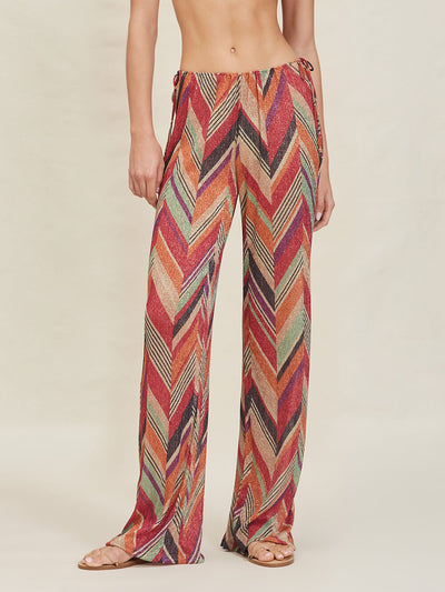 Emma - Geometric Print Bell Sleeve Cardigan Midi Dress