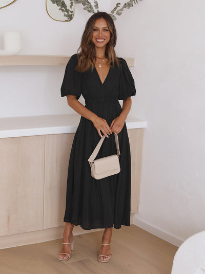 Enola - Puff Sleeves Dress