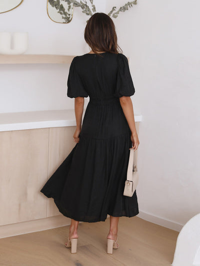 Enola - Puff Sleeves Dress