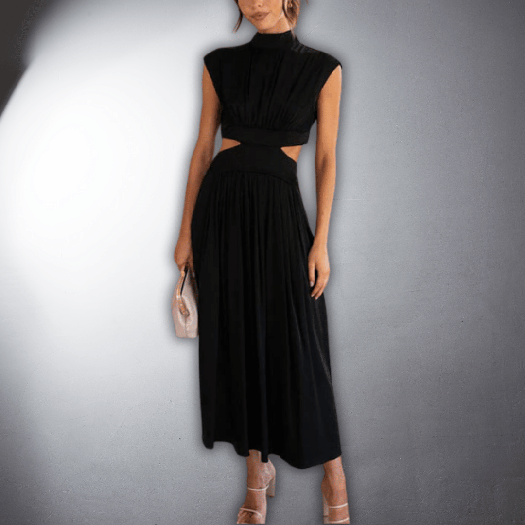 Ilona | Vegan Pleated Dress with Premium Comfort