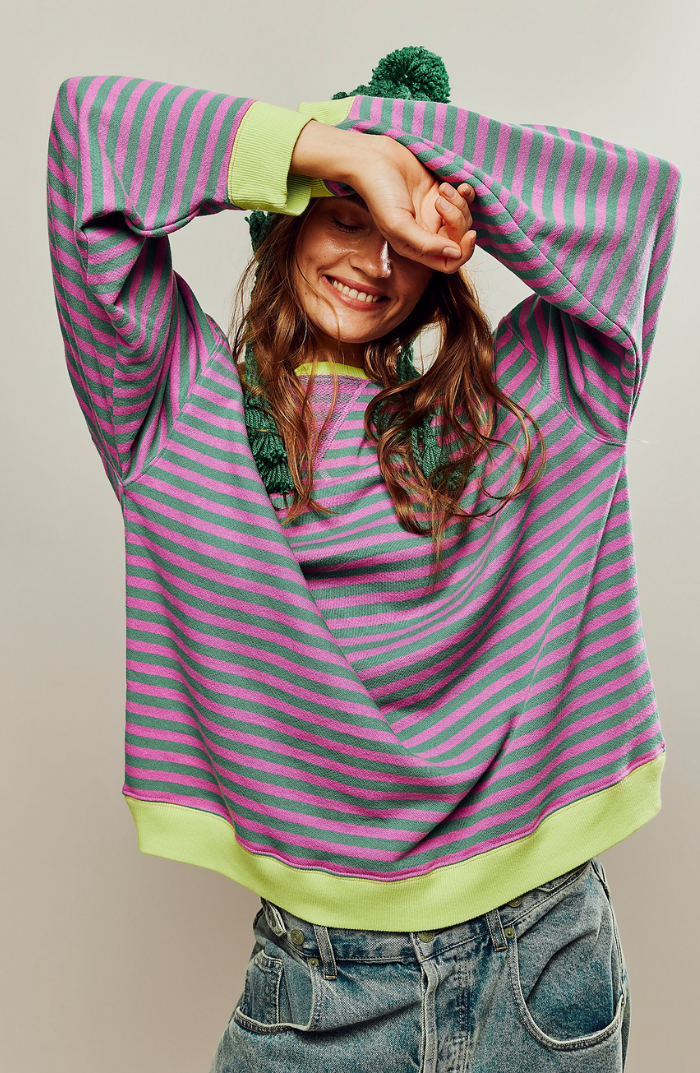 Elve - Striped Oversized Sweater