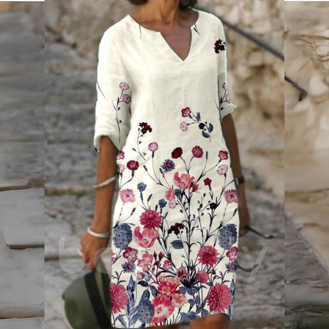 Claire | Charming summer dress with flowers