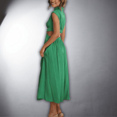 Ilona | Vegan Pleated Dress with Premium Comfort