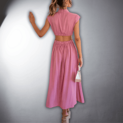 Ilona | Vegan Pleated Dress with Premium Comfort