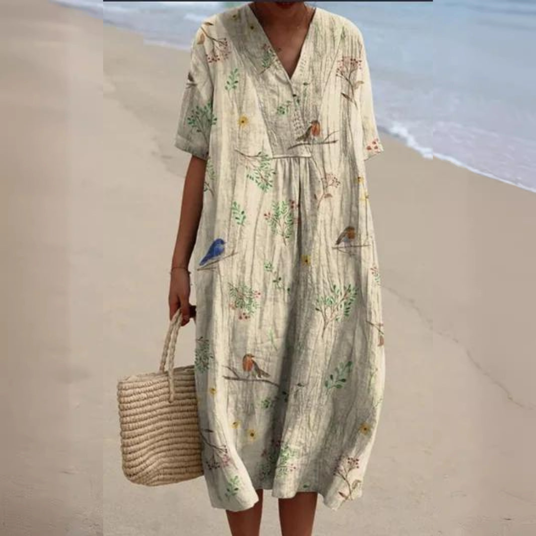 Emma™ - Cheerful floral dress