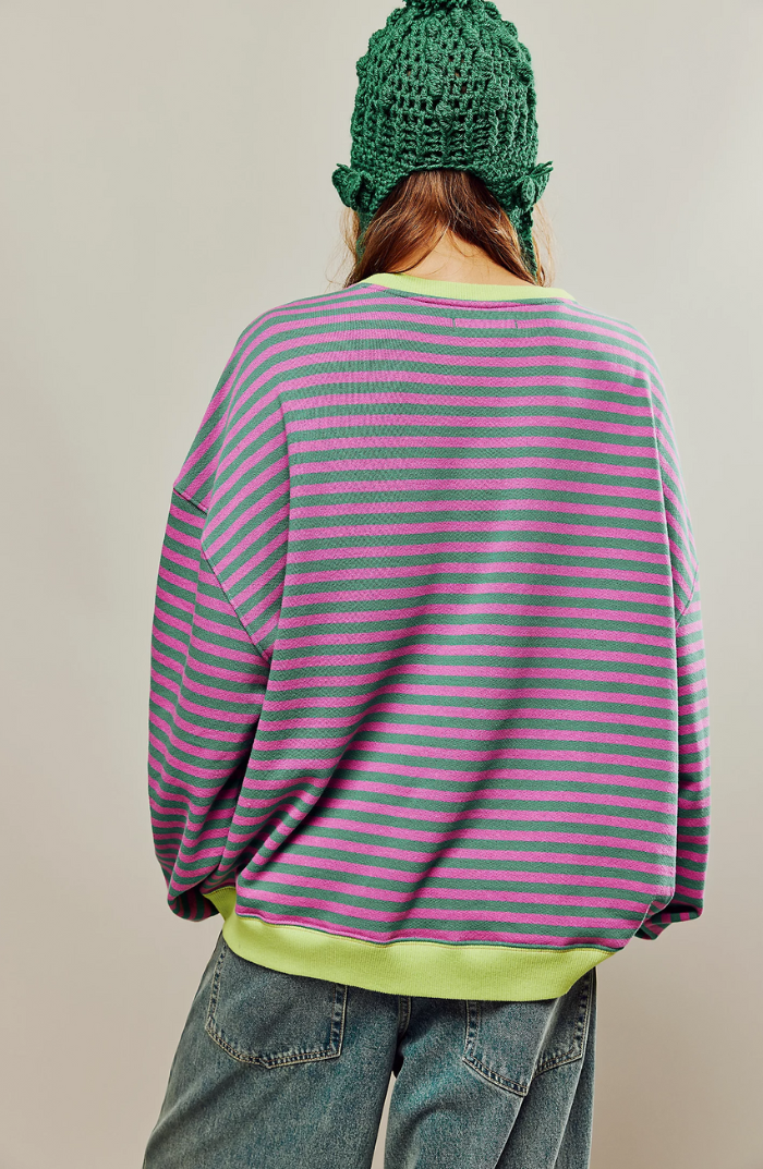 Elve - Striped Oversized Sweater
