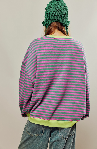 Elve - Striped Oversized Sweater