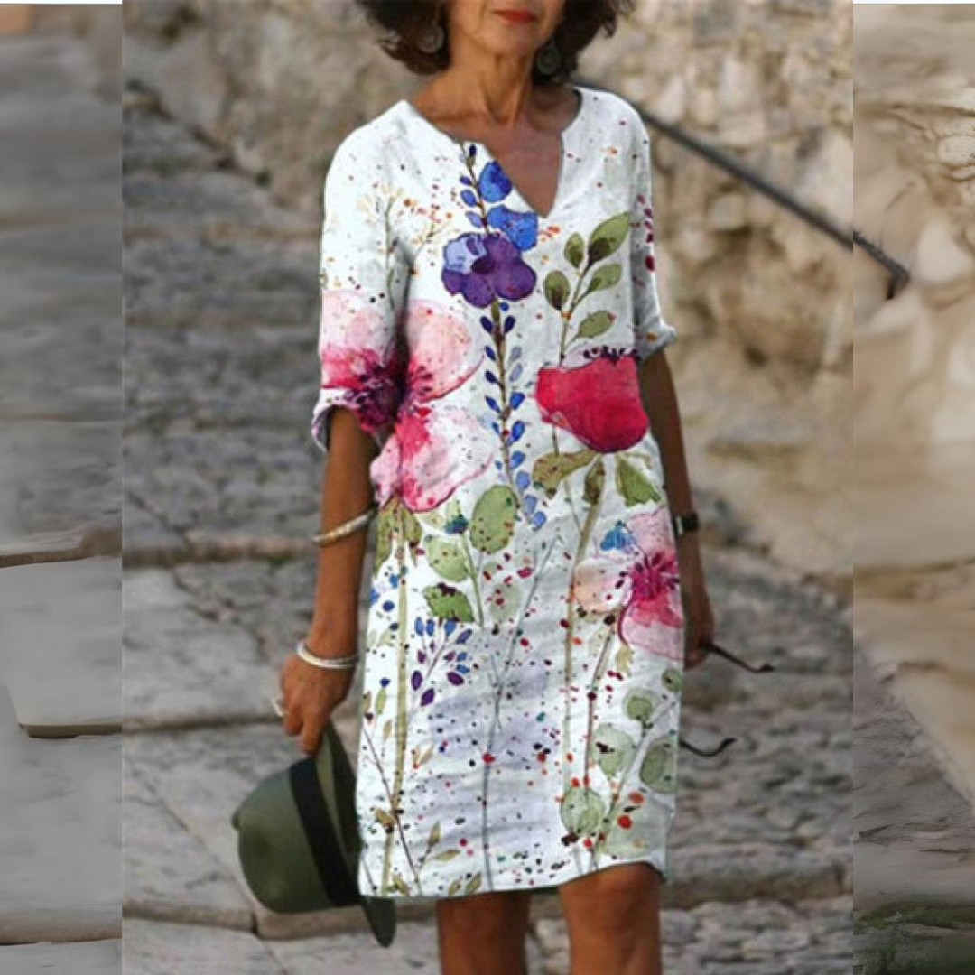 Claire | Charming summer dress with flowers