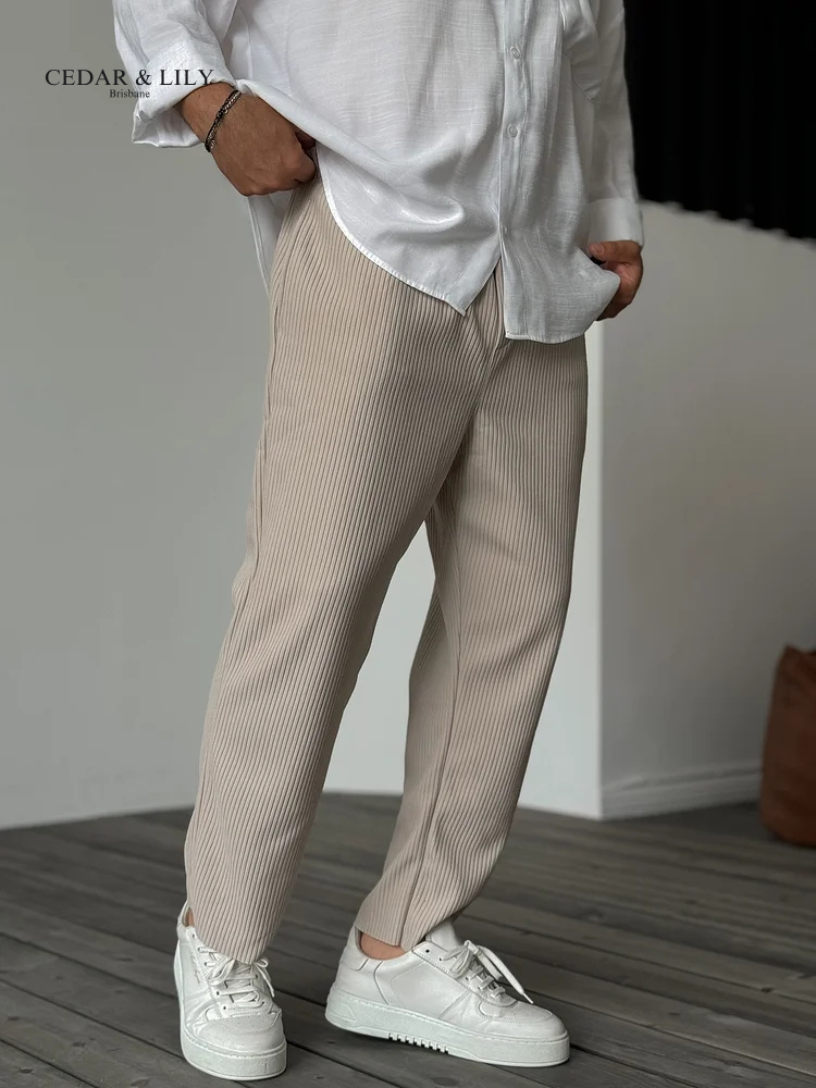 Ethan™ | Relaxed Fit Ribbed Trousers