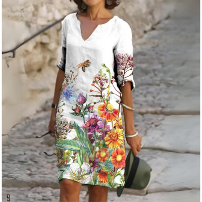 Claire | Charming summer dress with flowers