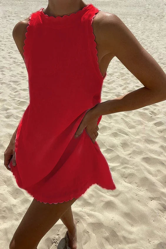 Dawn - Chic Wave Edge Mini Dress
