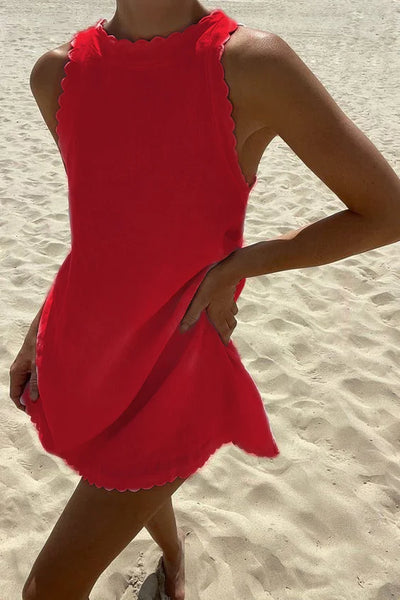 Dawn - Chic Wave Edge Mini Dress