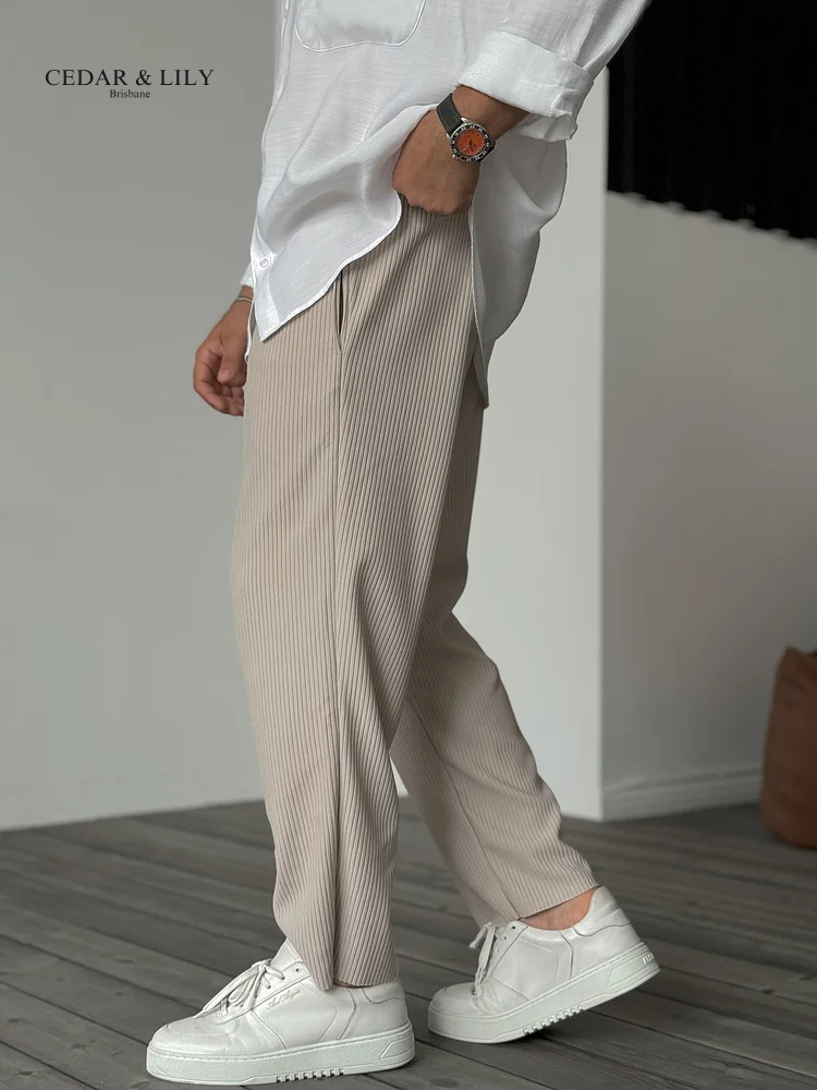 Ethan™ | Relaxed Fit Ribbed Trousers