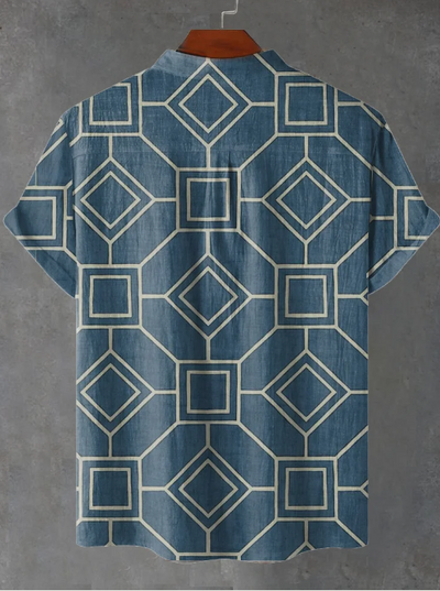 Declan Wallpaper Art Print Casual Shirt
