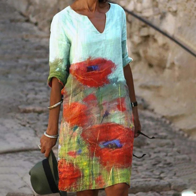 Claire | Charming summer dress with flowers