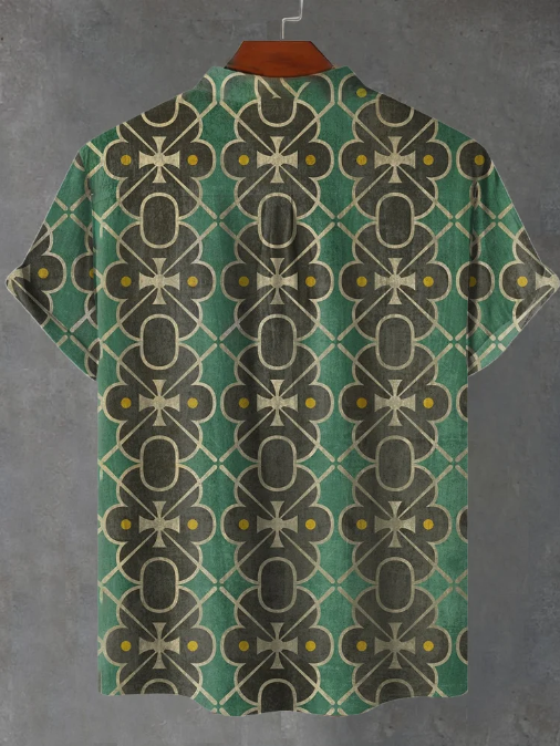 Ellis Scotland Floor Art Print Casual Shirt