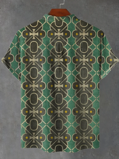 Ellis Scotland Floor Art Print Casual Shirt