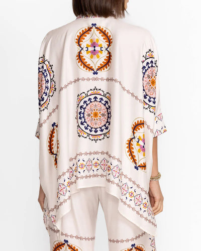 Francine - Fashion Print Shirt & Pants Two-Piece Set