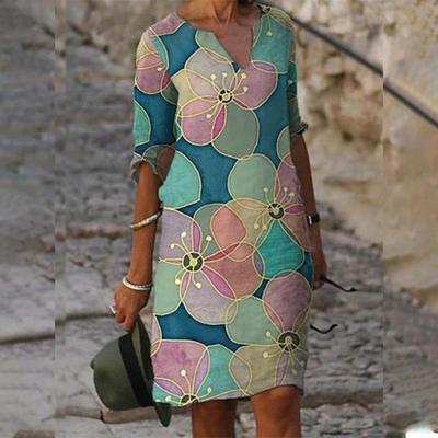 Claire | Charming summer dress with flowers