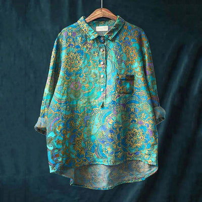 Fenna - Cheerful blouse with floral print