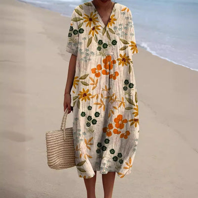 Emma™ - Cheerful floral dress