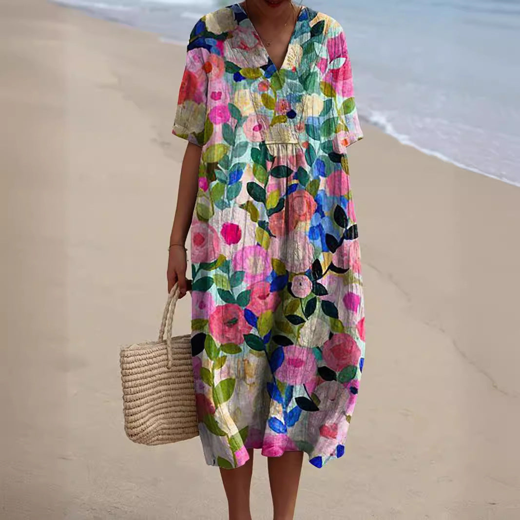 Emma™ - Cheerful floral dress
