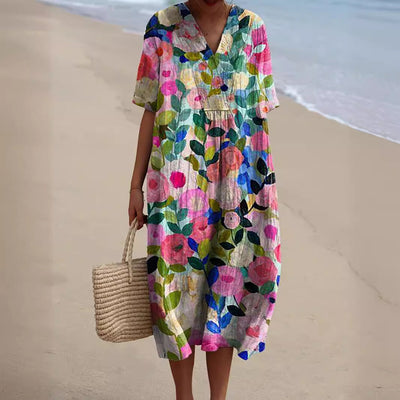 Emma™ - Cheerful floral dress