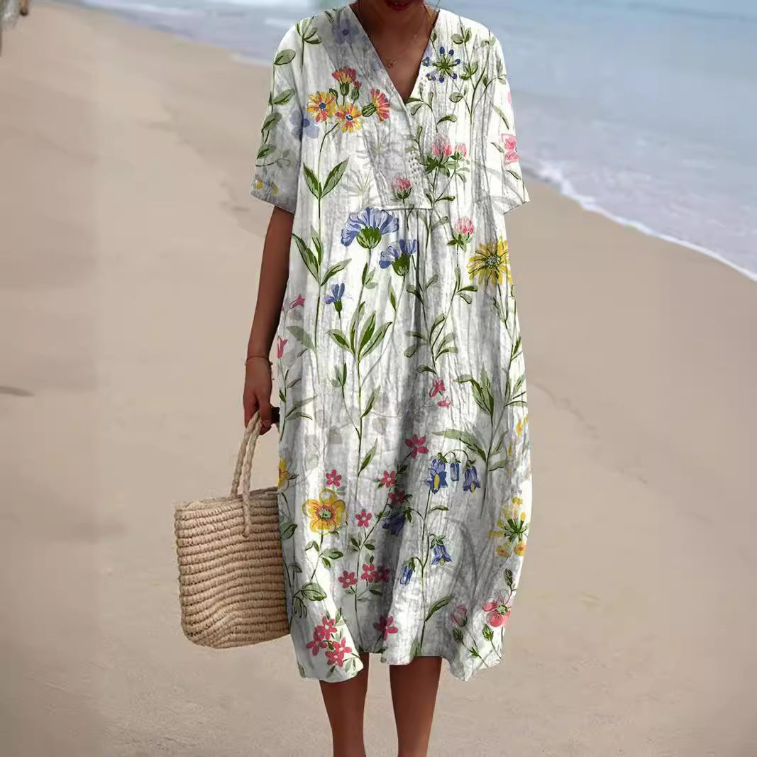 Emma™ - Cheerful floral dress