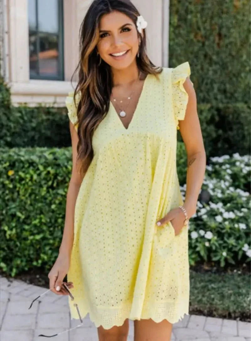 Hedy | Elegant V-Neck Party Dress