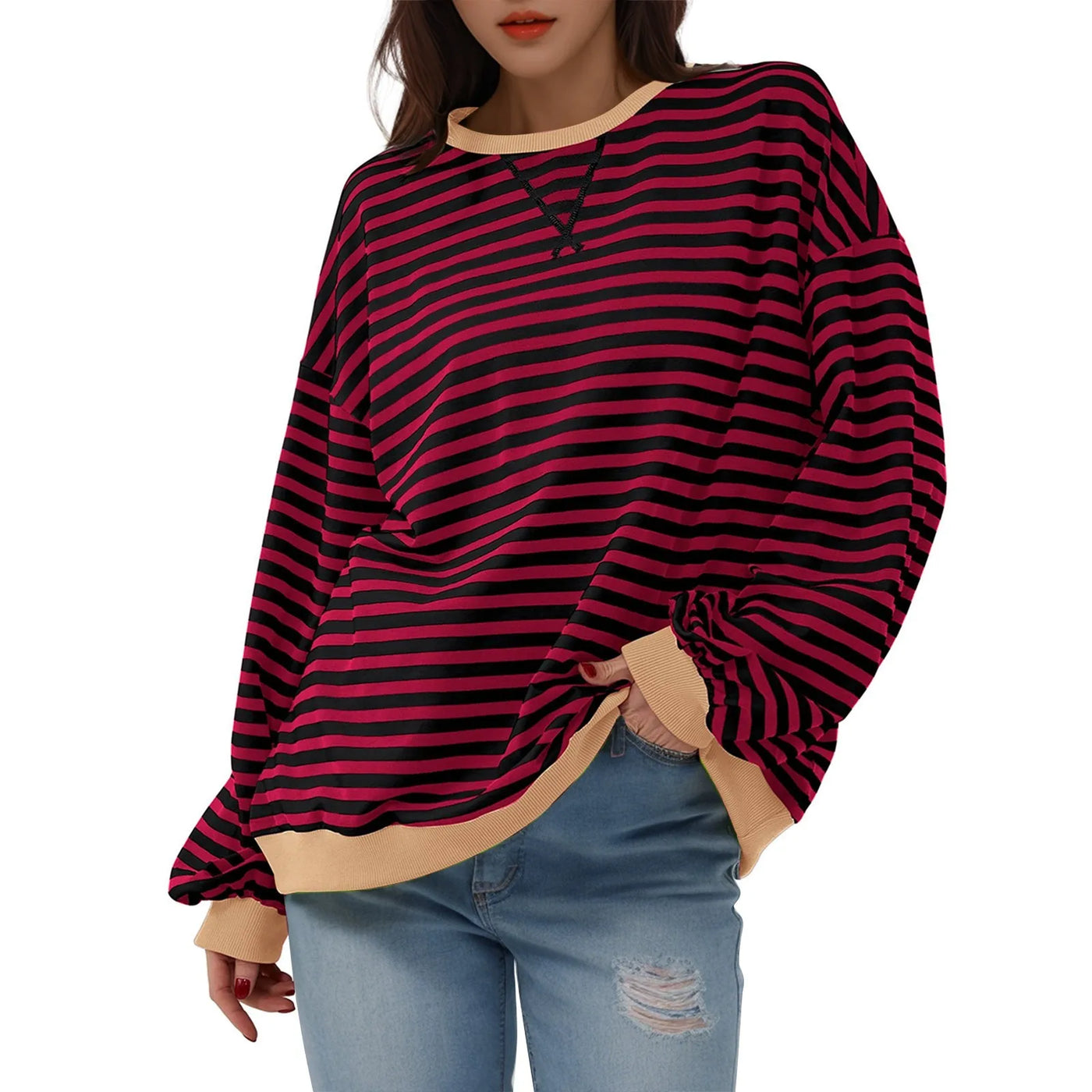 Emma - Striped Pullover