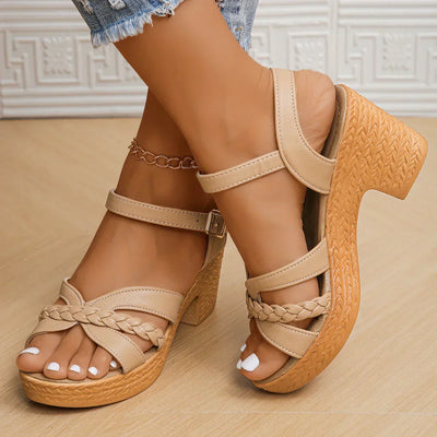 Celine™ - Orthopaedic Mid Heel Platform Sandals