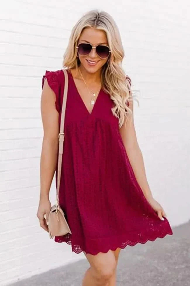 Hedy | Elegant V-Neck Party Dress