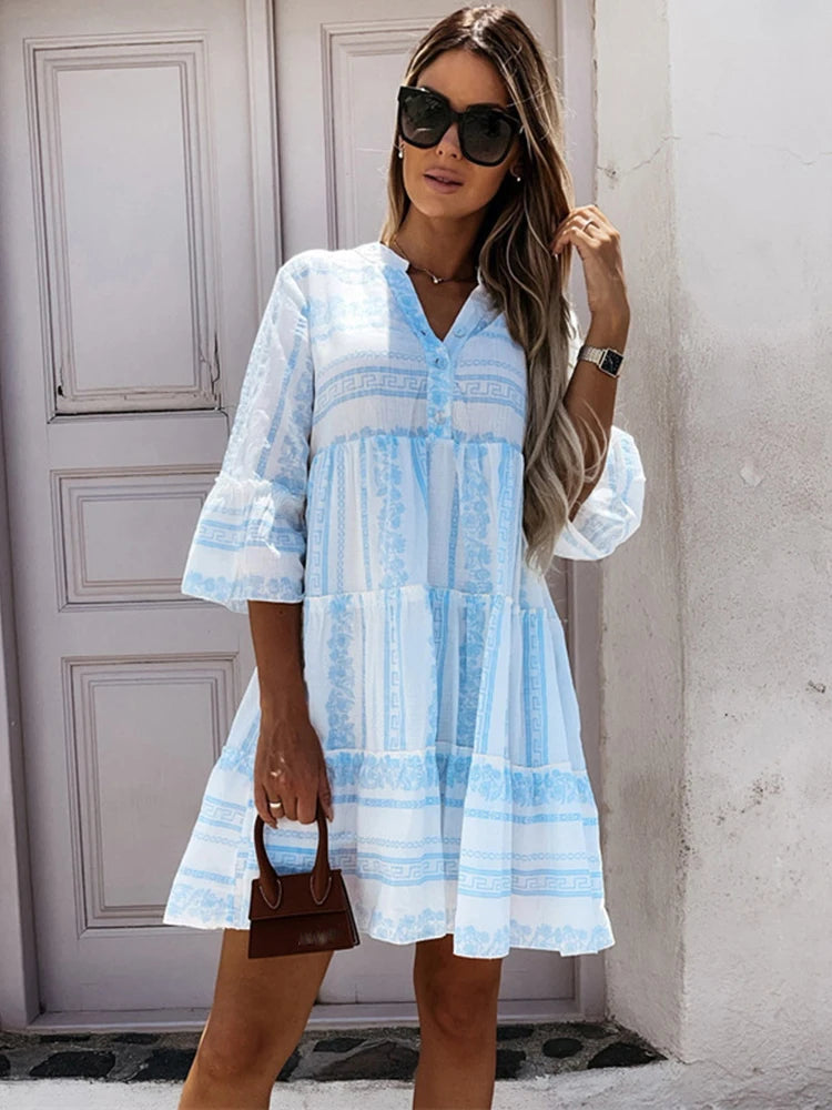 Amelie - Elegant Boho Chic Tunic Dress