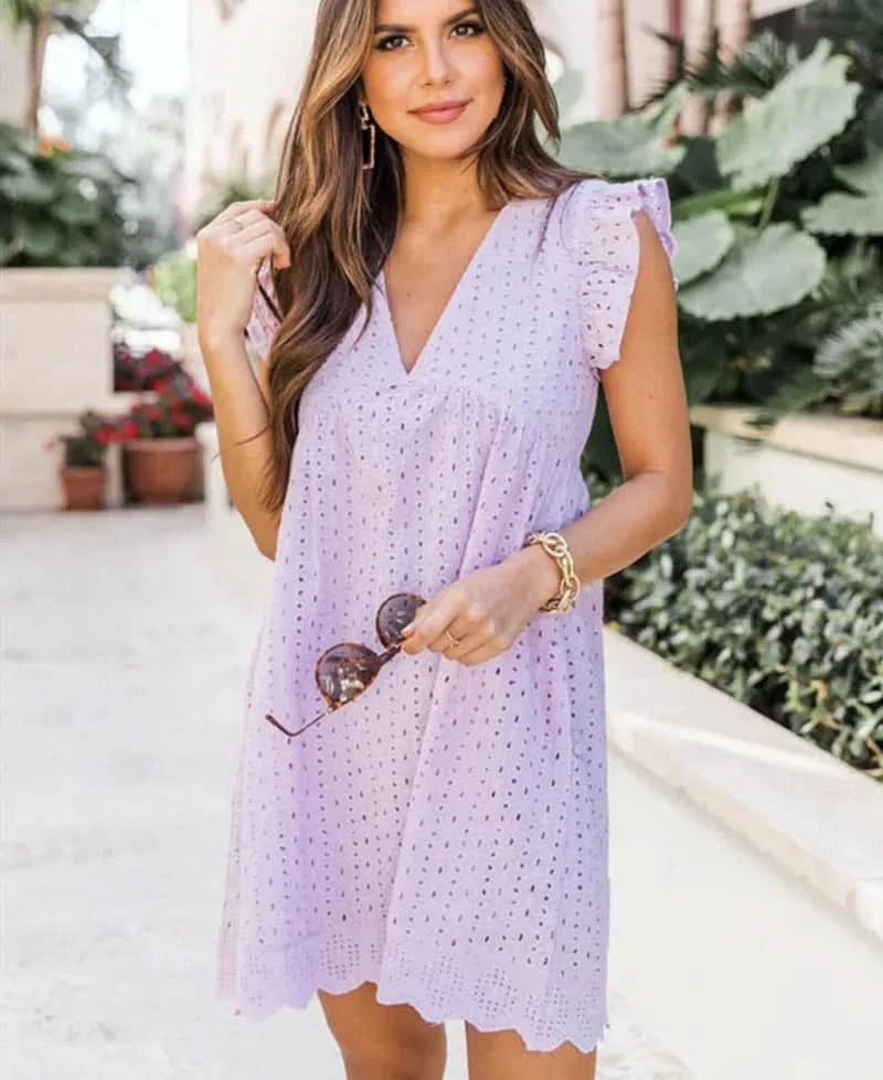 Hedy | Elegant V-Neck Party Dress