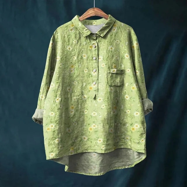 Fenna - Cheerful blouse with floral print