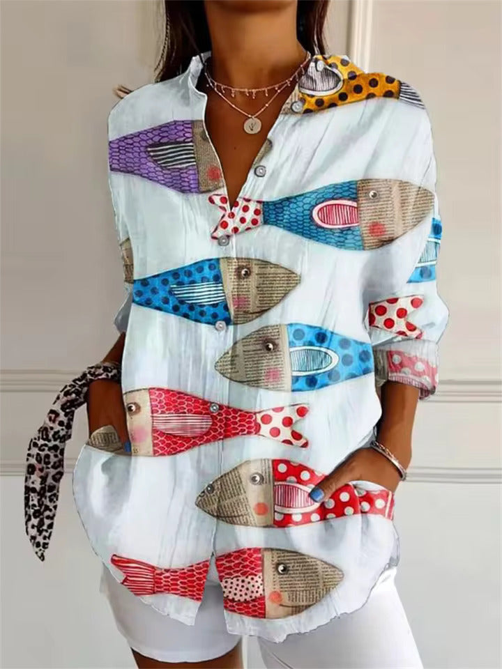 Gabi | Print Blouse
