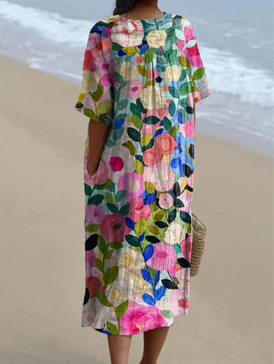Emma™ - Cheerful floral dress