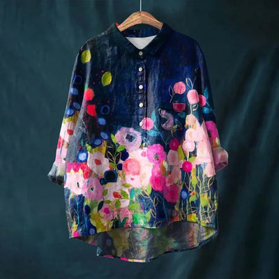 Fenna - Cheerful blouse with floral print