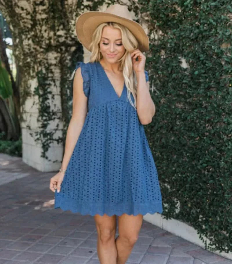 Hedy | Elegant V-Neck Party Dress