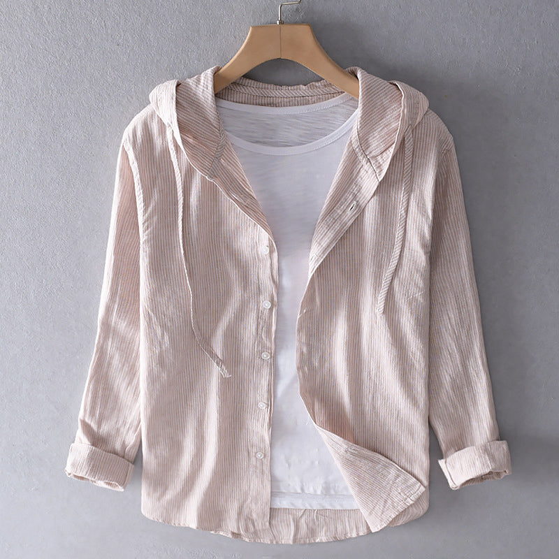 Elena | Lightweight hooded blouse