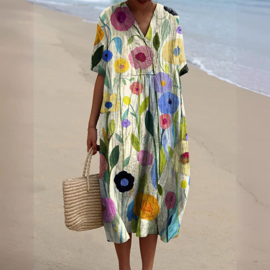 Emma™ - Cheerful floral dress