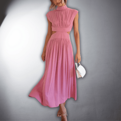Ilona | Vegan Pleated Dress with Premium Comfort